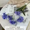 Flores Artificiales Frescas Estilo Coreano Orquídea Hada de 3 Puntas Exhibición de Ventana Decoración de Centro Comercial Flores Hechas a Mano Materiales para Arreglos Florales de Bodas