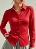 Comércio Exterior Transfronteiriço Camisa Feminina de Manga Longa Novo Estilo Temperamento Top de Verão Estilo Fino Nova Roupa Feminina Roupa Formal Feminina Mulheres