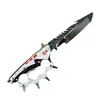 Arma de Acción Triángulo Z Modelo de Juguete Arma de Acción Creed Aleación C 22cm Edición Galvanizada de Metal Adorno