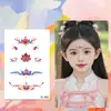 Día del Niño Estilo Antiguo Pegatinas Brillantes para Frente y Cejas Estilo Chino Pintadas Dinastía Han Estudiante Actuación Escénica 2025 Nuevo Estilo