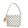 Bolsa de Nylon con Lunares de Nicho Coreano para Mujer 2026 Nuevo Bolso Cruzado Versátil para Hombro y Axila Super Popular Bolso de Mano Pequeño