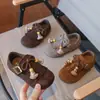 Zapatos Birkenstock para Niñas 2026 Otoño Nuevas Llegadas Niñas Niñas Zapatos de Piel de Princesa Zapatos Planos para Bebés para Usar con Faldas Zapatos Pequeños de Otoño Modernos