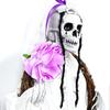 Decoración de Halloween colgante fantasma fantasma capa fantasma Festival arreglo horror colgante Halloween fantasma novio fantasma novia corona