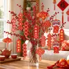 Decoraciones para Fiesta de Inauguración, Adornos Colgantes, Pequeños Colgantes de Bonsái, Decoración para Casa Nueva, Mudanza a Casa Nueva, Suministros para Ceremonia de Inauguración