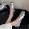 Bailarinas con Plataforma Hueca para Mujer, Nuevas Sandalias Estilo Francés Primavera/Verano 2026, Zapatos Mary Jane de Punta Redonda