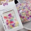 Color dopamina para uñas estrella de cinco puntas hueca corazón hueco gatito con pajarita mezclado con joyería de moda en internet