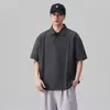Nueva Camisa Polo de Verano 2026 para Hombre, Manga Corta Casual, Nueva Camiseta Versátil Simple con Cuello Campana 2026