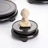 Base de Soporte para Adorno Madera Maciza Wenwan Nogal Soporte para Tetera Quemador de Incienso Artesanías Base para Jarrón de Piedra Maceta Marco de Madera