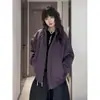 Chaqueta de estilo americano resistente con cuello alto para hombre, primavera y otoño, top simple de cremallera holgado, marca de moda, prenda exterior elegante y de alta gama