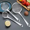 Espumadera de acero inoxidable para el hogar, colador para olla caliente y aceite de freír, cuchara con filtro para leche de soja y jugos de cocina, malla de filtro ultradensa