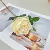 Flor artificial de rosa pequeña Elsa de un solo tallo premium transfronteriza ramo para el hogar decoración arreglo floral decoración de boda flor al por mayor