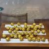 Colección de Cobre Puro de Cajas Gawu del Dios Amarillo de la Riqueza, Clips, Campanas, Accesorios Culturales para Jugar, Pulseras DIY Hechas a Mano, Accesorios de Joyería S