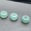 Anel de Corrida Grosso de Ágata Natural Acessórios de Joia Jade Natural Calcedônia Acessórios de Joia Artesanais DIY Prontos para Venda