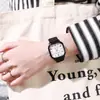 22 Reloj de Pulsera para Estudiante de Nuevo Estilo para Hombre y Mujer Correa Estilo Coreano Temperamento Simple Estilo ins Reloj de Cuarzo Cuadrado Simple
