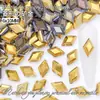 6*10mm Rombos Fondo Plano Super Brillantes Joyería para Uñas Accesorios de Joyería de Pedrería de Vidrio Arte de Uñas Portátil Diamante Al Por Mayor