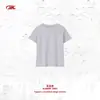 Camiseta básica casual cómoda de manga corta para mujer, color liso, corte ajustado, hombro normal, 240G, cuello redondo, algodón puro