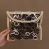 Diadema para el Cabello de Niñas, Alta Elasticidad, Goma para Cola de Caballo, Duradera y No Dañina para el Cabello, Diadema para Bebé, Cuerda Popular para el Cabello, Cuerda de Cuero