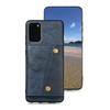 Para Samsung note20pro Capa de Couro para Celular G60 Capa de Couro para Celular com Fivela Dupla M30 Estampa de Couro Inserção de Cartão Capa Protetora