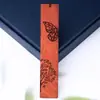Marcador de Página Folha Borboleta Sândalo, Estilo Vintage, Presente Literário Criativo, Presente para Estudantes e Professores no Dia do Professor