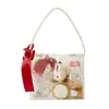Bolsa de Dulces de Boda para Acompañantes de Novia, Dama de Honor, Cadena de Perlas Transparente de Celebridad de Internet, Bolsa de Regalo de PVC para Cumpleaños de Niñas