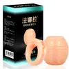 Anillo retractractor de prepucio suave para uso diurno y nocturno, juego de dos piezas, juguetes sexuales para adultos, hombres y mujeres, autoestimuladores, venta al por mayor