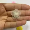 Accesorios de flor de gasa de tela diy cuentas de mijo flor de cinco pétalos accesorios de florete hechos a mano accesorios de ropa flor de ciruelo multibolas