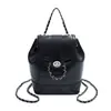 Mochilas Femininas Tendência de Nicho 2026 Novos Estilos Bolsas Mochilas com Corrente Estilo Chanel Bolsas de Ombro Bolsas Saco Bolsas Transversais