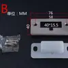 Cerradura de Pestillo Grueso de Acero Inoxidable Hecha a Medida, Accesorios para Cerradura de Puerta, Placa Guía del Cuerpo de la Cerradura, Placa de Pestillo Extendida para Puertas de Madera, Placa Tope