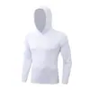 Sudadera con capucha para hombre de secado rápido para exteriores transfronteriza de Amazon Top deportivo de cuello bajo con protección solar de Aliexpress Dropshipping