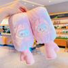 Novedad Otoño e Invierno 2024 para Mujer Estudiante Lindos Engrosados Peludos Bordados Animales de Dibujos Animados Guantes Manga Cálida