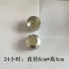 Lámpara de Mantequilla para Velas DIY Carcasa de Aluminio 2/3/4/8/12/24 Horas Velita de Té Caja de Aluminio Taza Vacía Fondo de Olla Piezas de Aluminio