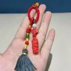 Chaveiro Pimenta Vermelha Cinábrio Pingente de Joia de Areia Dourada Roxa Chaveiro de Pimenta Vermelha Festivo Pendurado Presente Criativo