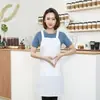 Delantal Logo Personalizado Delantal de Trabajo Personalizado Piel de Durazno con Publicidad Impresa Delantal de Trabajo Personalizado