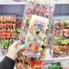 Clip para el Cabello Divertido de Caramelo de Fruta Transparente Bastón de Caramelo Creativo Dopamina Accesorio para el Cabello Infantil Clip para Flequillo de Estudiante