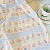 Tela 100% algodón de 40 hilos con estampado digital, tela con lindo patrón de gato y perro de dibujos animados para ropa infantil, atuendos para padres e hijos, tela para manualidades