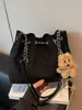 Bolso Retro de Hombro Único para Axila 2025 Nuevo Gran Capacidad Moda Bolso Hobo Bolso de Cuerda Bolso Cruzado con Cadena para Mujeres