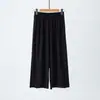 Chegada Nova Calça de Pijama Feminina Verão Fina Cropped Casual Roupa Externa Esportiva Casual Roupas de Casa Solta Tamanho Grande Usável