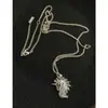 Colar de Unicórnio Sonhador com Diamantes Cintilantes, Estilo de Luxo Leve, Pingente Versátil, Colar de Suéter com Design Simples e Exclusivo para Mulheres