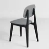 Decoração de casa minimalista nórdica, encosto criativo estilo macaron, banqueta de plástico, tamanho adulto, cadeira de jantar de luxo leve, cadeira espessa para mesas de jantar, cadeira de lazer