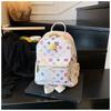 Mochila Saco Transfronteiriça para Mulheres Grande Capacidade Fashionável para Lazer ao Ar Livre Viagem Couro Macio Mochila para o Dia a Dia Mochila Escolar