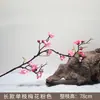 Simulação de galhos de flores de ameixa, flor de pêssego Wintersweet, árvore falsa, enfeites para mesa de jantar, floricultura seca, bonsai chinês, decoração para estudo em casa