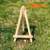 Mini Caballete de Escritorio Pequeño Soporte de Madera Herramientas de Pintura Artística para Estudiantes Trípode de Pintura al Óleo Soporte de Exhibición