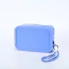 Nuevo Bolso de Mano de Cuerda Tejida, Bolso de Almacenamiento Cosmético de Gran Capacidad a la Moda, Bolso de Ocio Impermeable de Silicona Fácil de Transportar
