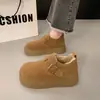 Zapatos de Algodón Birkenstock para Mujer, Nuevo Modelo Invierno 2025, Slip-On de Suela Gruesa que Aumenta la Altura, Botas de Nieve de Felpa