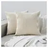 Funda de Cojín de Terciopelo para Almohada Lumbar Transfronteriza Amazon Textura Diseño Rayado para Coche Sofá Sala de Estar Dormitorio