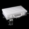 Caja de almacenamiento de cuentas de arroz de vidrio transparente transfronteriza, cuentas de plástico PP, caja de almacenamiento para pintura de diamantes DIY, herramientas para decoración de uñas con diamantes