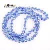 Cristal de Flor de Faceta de Vidrio de 6 mm Trébol Agujero Recto Cuentas para Joyería DIY Nuevos Accesorios para Pulseras y Collares