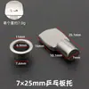 Mingsheng mueble de gabinete mayorista estante móvil ferretería para uñas aleación de zinc autorroscante soporte de placa soporte de ventosa para capa de vidrio