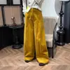 Pantalones Casuales Sueltos de Pana Nuevos para Otoño e Invierno 2025 de Alta Calidad, Pantalones de Pierna Ancha, Pantalones Rectos de Cintura Alta Versátiles para Mujer
