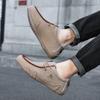 Estación Independiente Zapatos de Hombre Más Vendidos Primavera y Otoño Transfronterizos Nuevos para Exterior Cuero Genuino Talla Grande Perezosos Slip-on Zapatos Doug